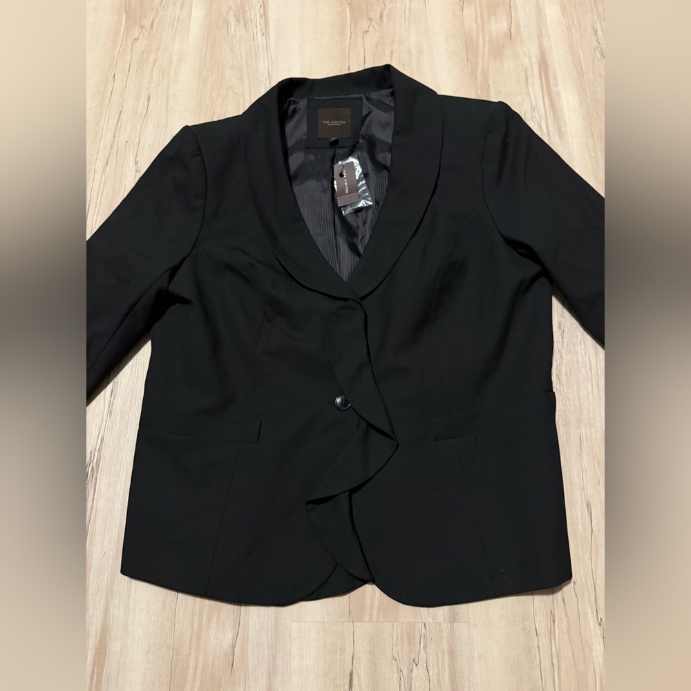 The Limited Collection Black Shawl Collar Blazer XL NWT Career Jacket - Picture 3 of 7